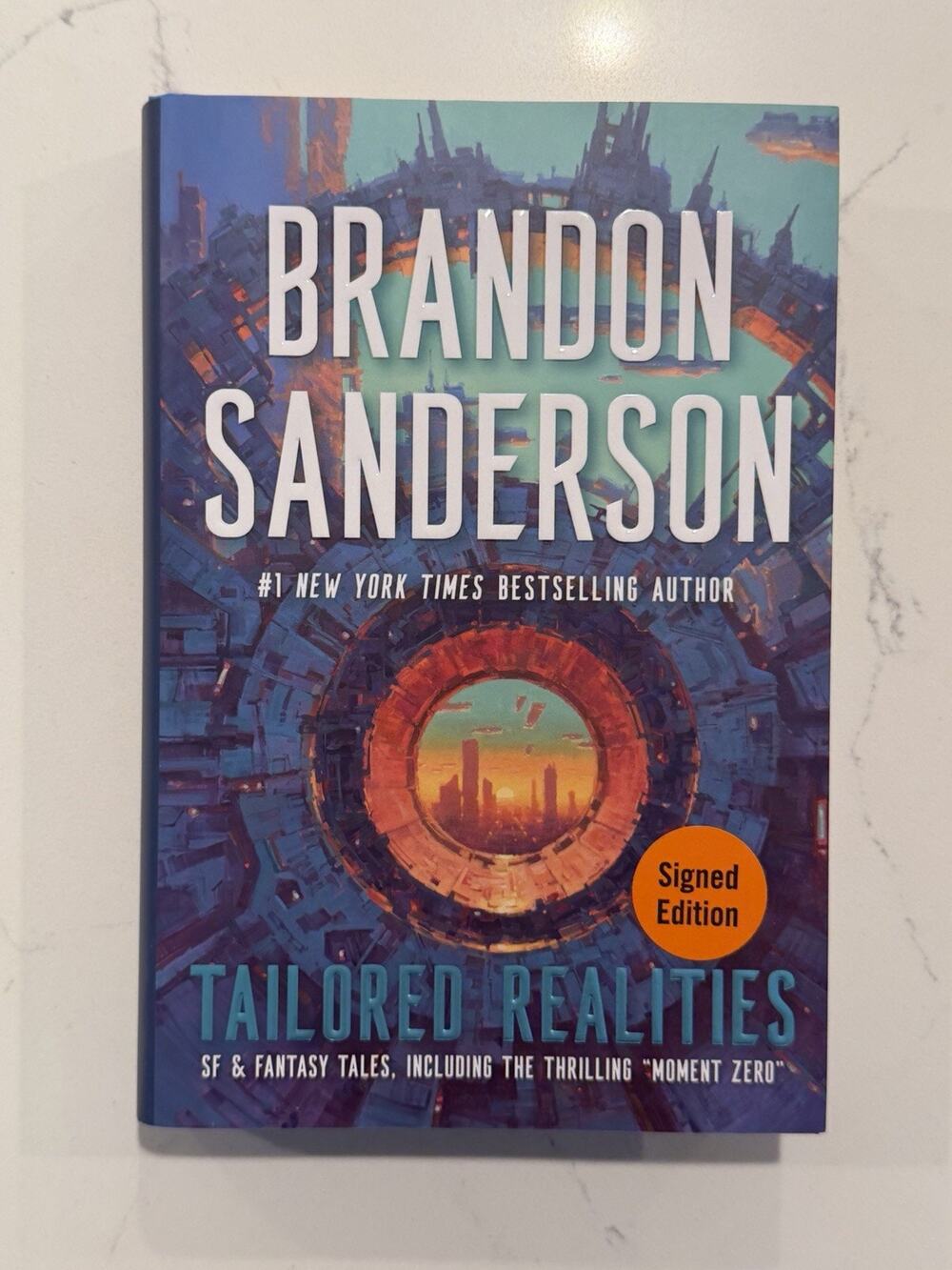 Brandon Sanderson SIGNED AUTOGRAPH Tailored Realities FIRST EDITION #10
